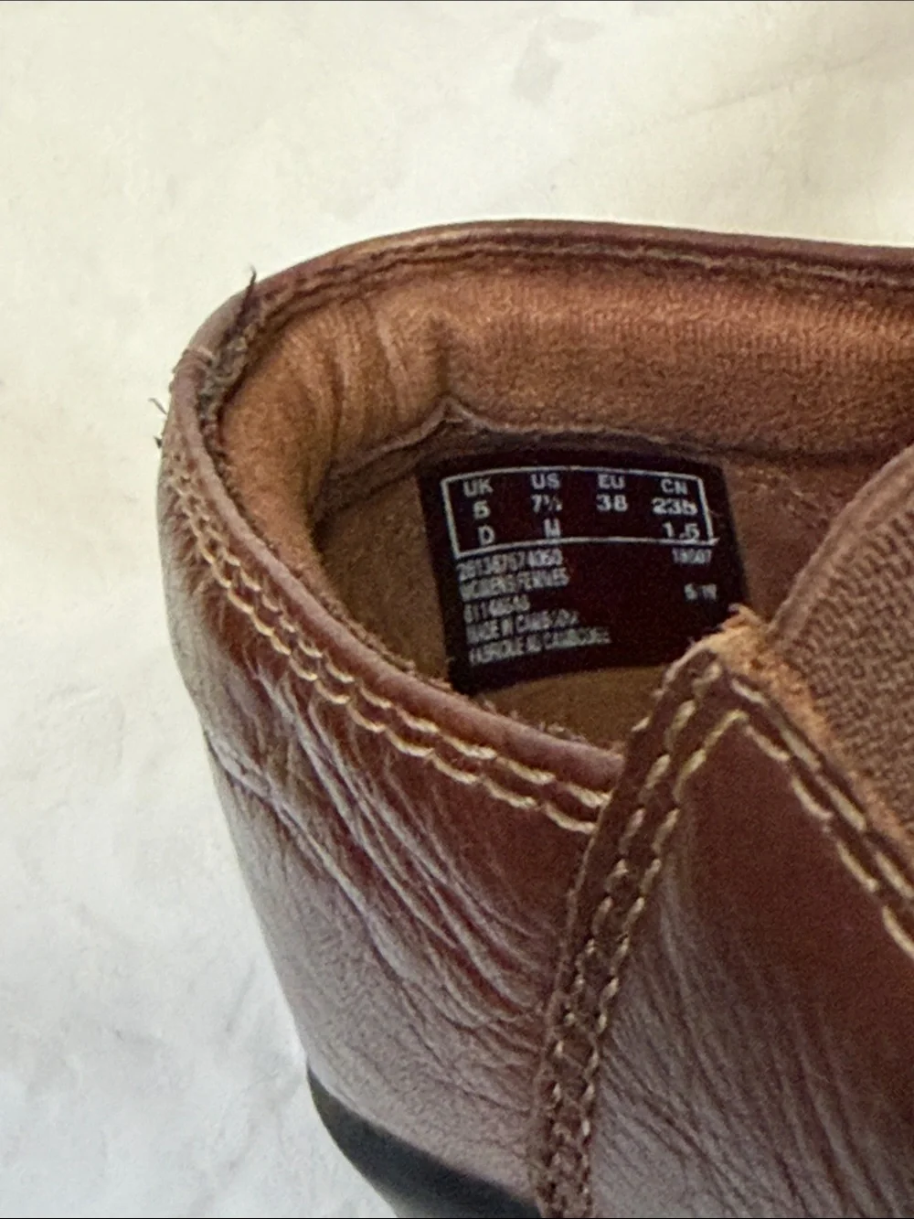 Clarks smooth pebbled